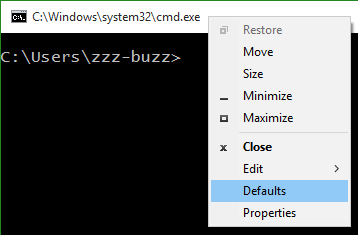 cmd.exe Context Menu