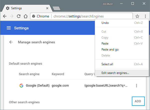 ultra search engine chrome