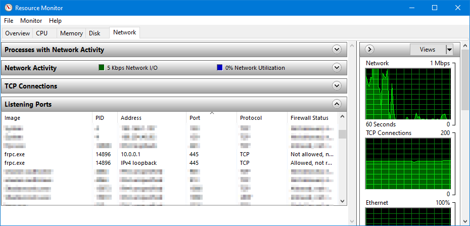 Как открыть порт 445 smb windows 10